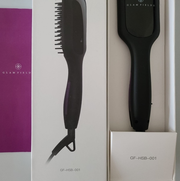 Glamfields Ceramic & Ionic Straightening Brush - Picture 2 of 3